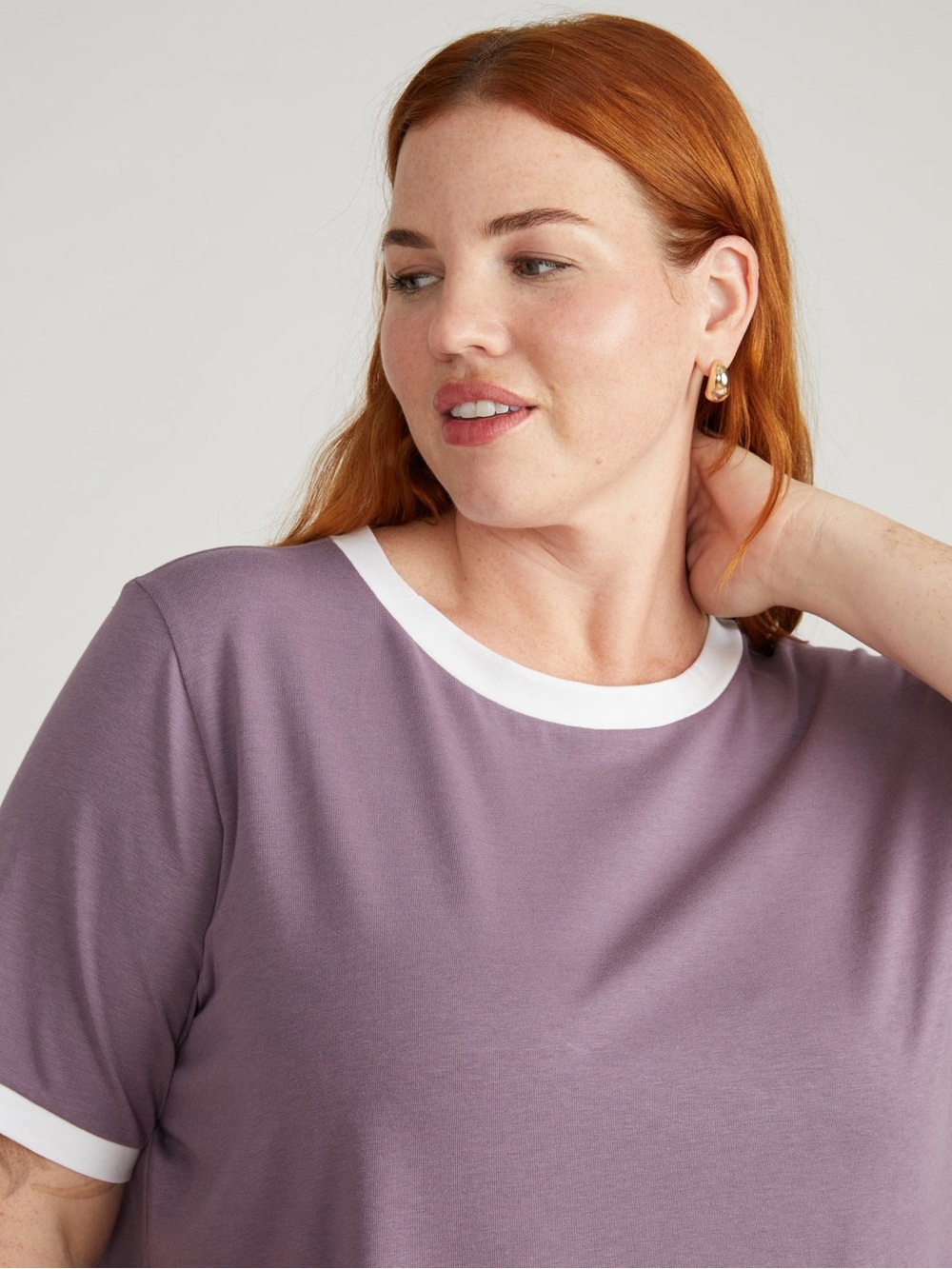 NWT Universal Standard Purple Tee Rex Top (10-12)